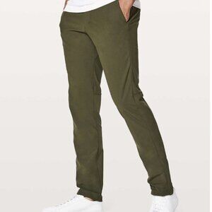Lululemon Commission Pant Classic Olive Green Warpstreme Men's 30